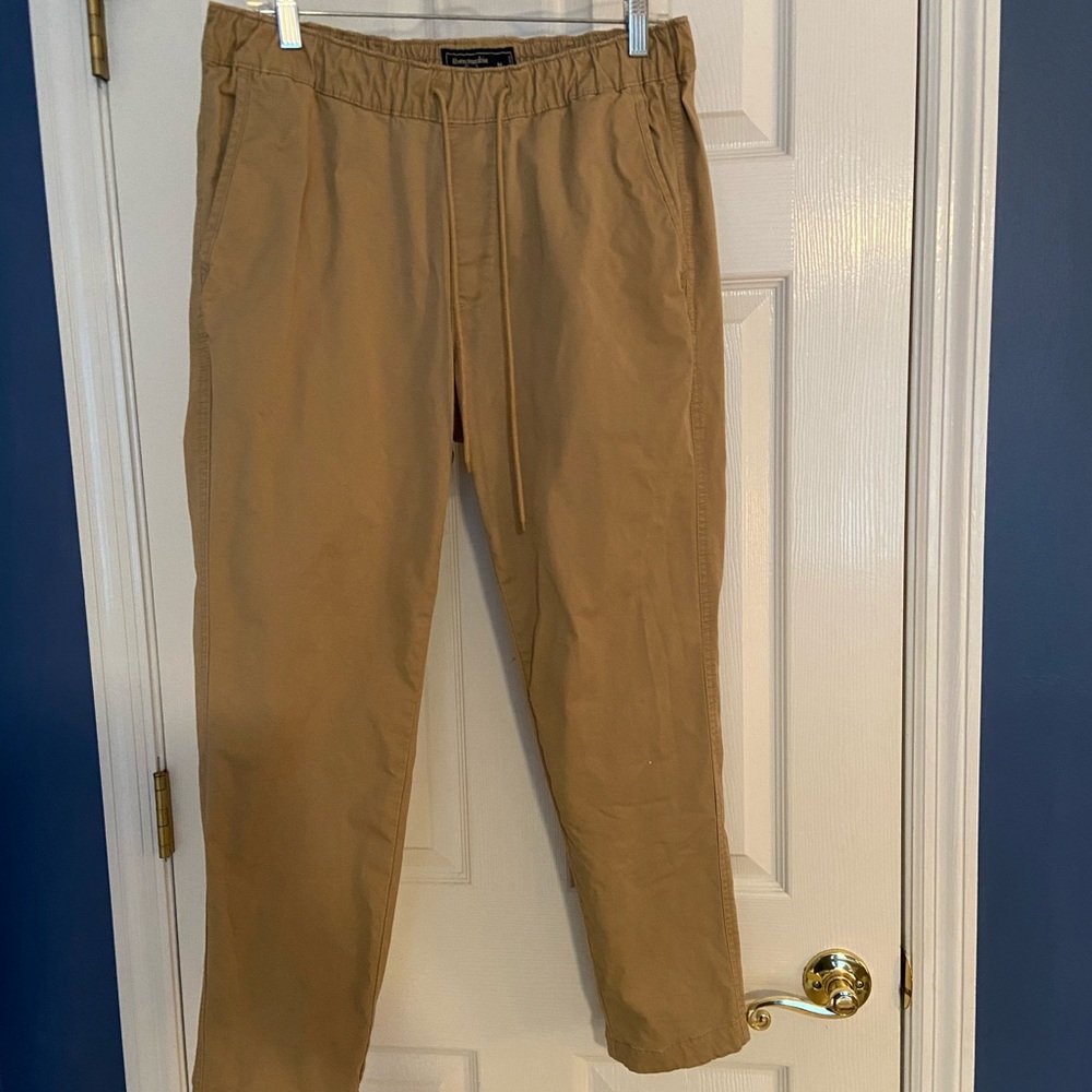 Abercrombie & Fitch Drawstring Khaki Size M